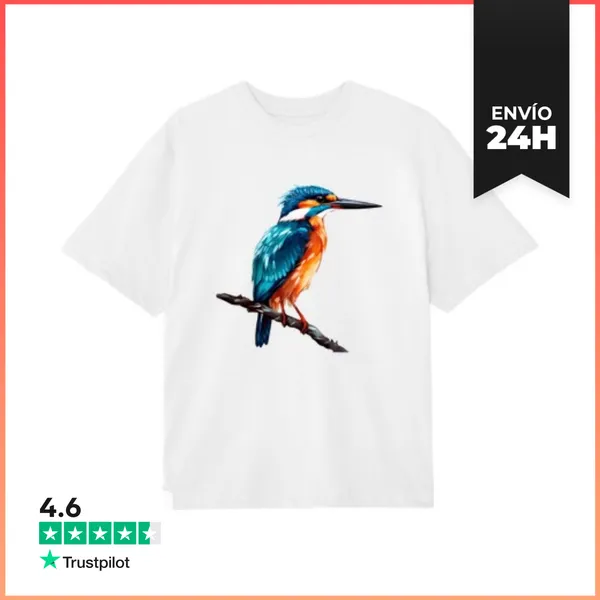 Camiseta Oversize Martín El Pescador LaTostadora