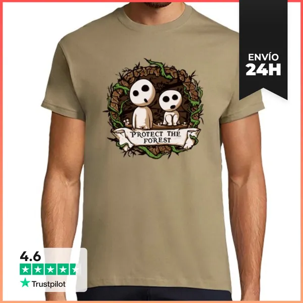 Camiseta Hombre Clásica Kodamas LaTostadora