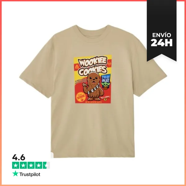 Camiseta Oversize Galletas Wookiee LaTostadora