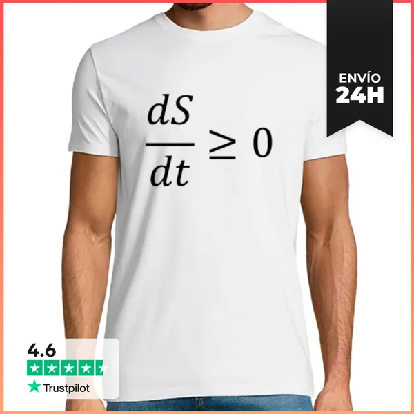 Camiseta Hombre Clásica Entropía LaTostadora