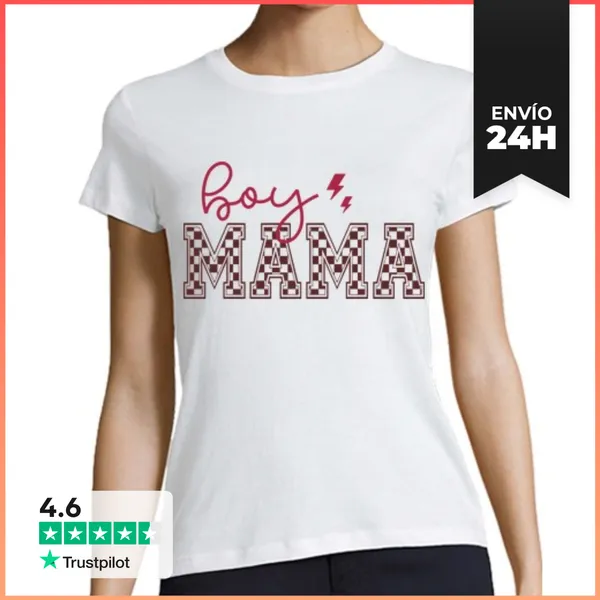 Camiseta Mujer Clásica BOY MAMA LaTostadora