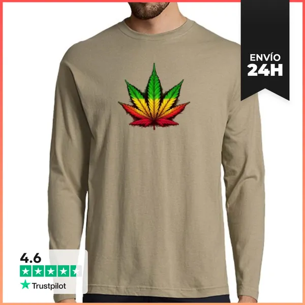Camiseta Hombre Manga Larga Diseño 4584856 LaTostadora