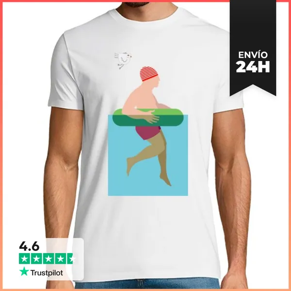 Camiseta Hombre Clásica FLOTADOR HOMBRE LaTostadora