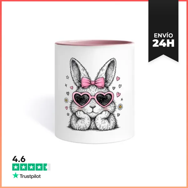 Taza De Colores Pascua Conejito LaTostadora