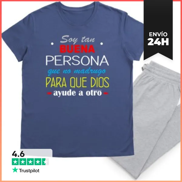 Pijama Soy Tan Buena Persona Que No Madrugo LaTostadora