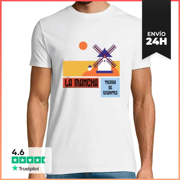 Camiseta Hombre Clásica Tierra De Gigantes LaTostadora