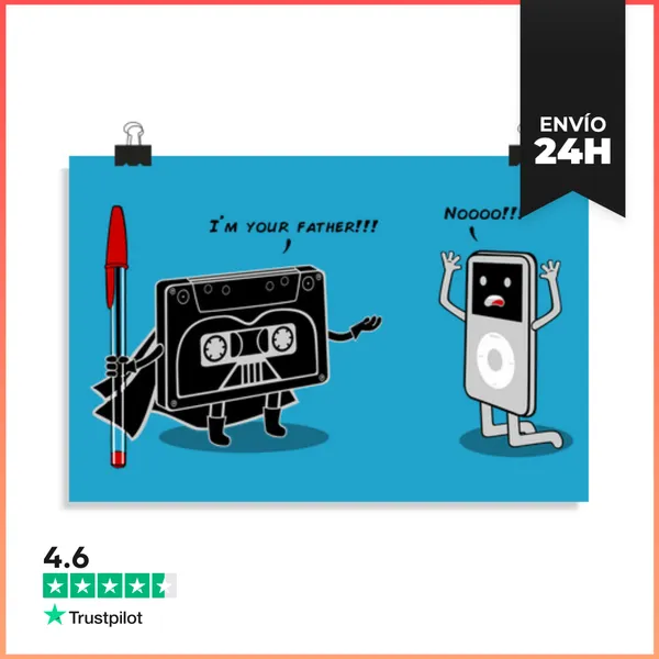 Póster Horizontal I´m Your Father!!! LaTostadora