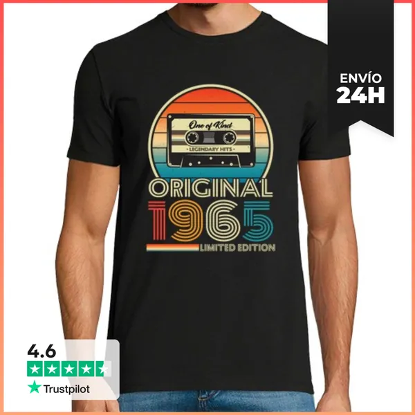 Camiseta Hombre Clásica One Of Kind 1965 LaTostadora