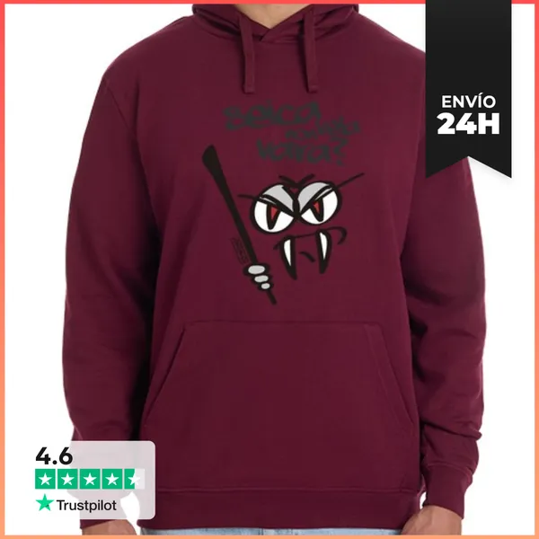 Sudadera Unisex Con Capucha SEICA NON VELA VARA LaTostadora