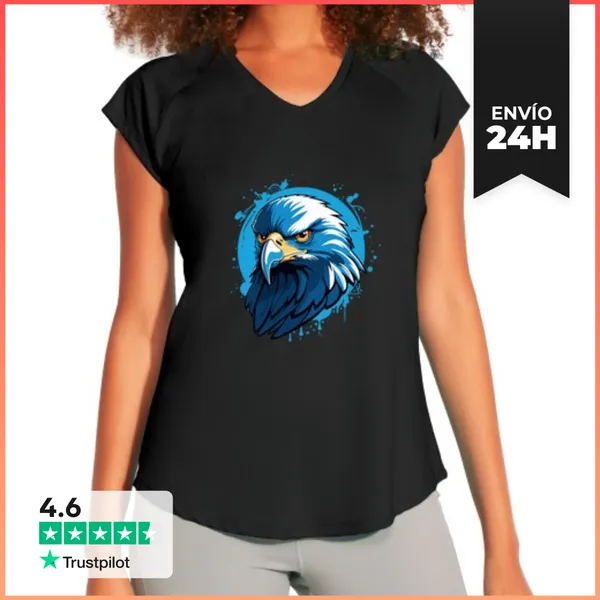Camiseta Deportiva Mujer Águila Azul LaTostadora