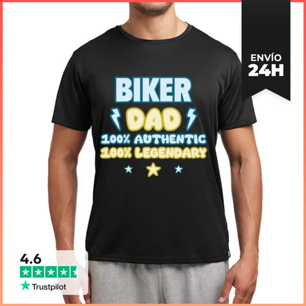 Camiseta Deportiva Hombre Papá Ciclista Bicicleta Ciclismo