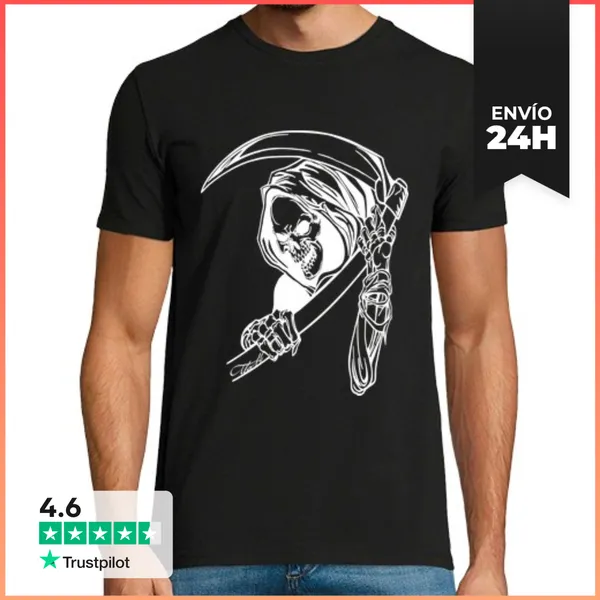 Camiseta Hombre Clásica Lamuerte B LaTostadora