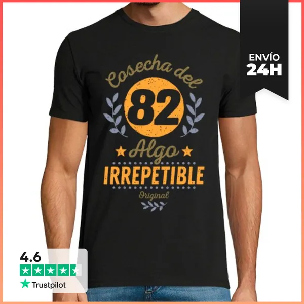 Camiseta Hombre Clásica Cosecha Del 82. Irrepetible LaTostadora