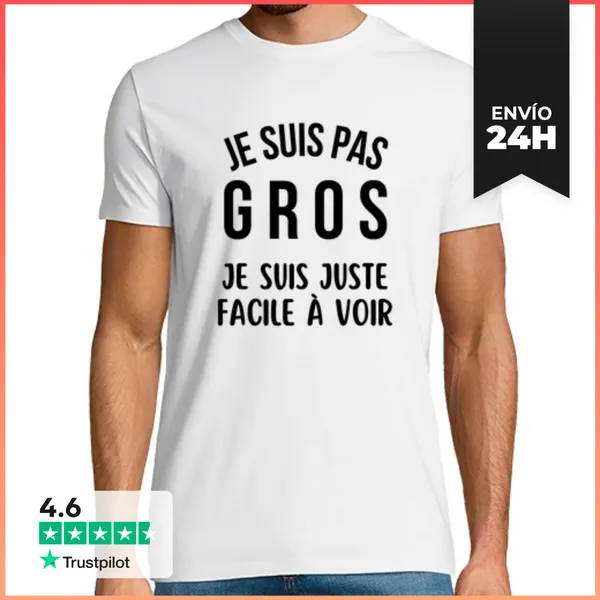 Camiseta Hombre Clásica No Estoy Gordo LaTostadora