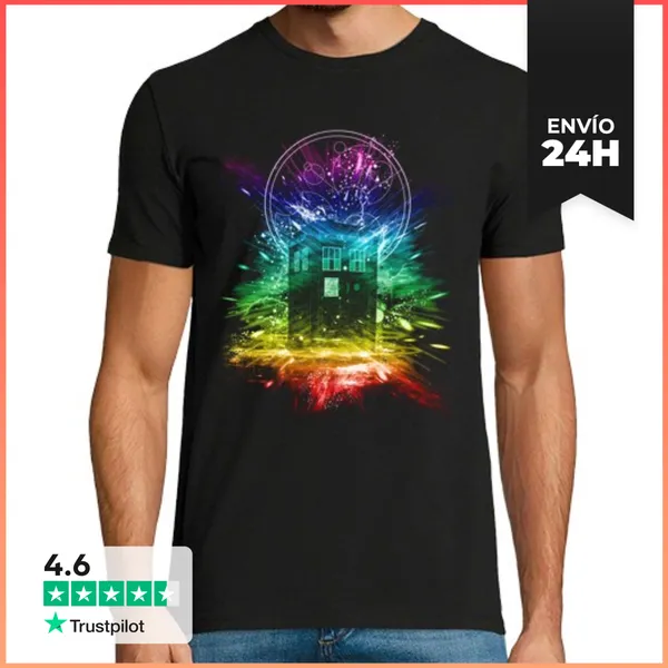 Camiseta Hombre Clásica Tormenta Tiempo LaTostadora