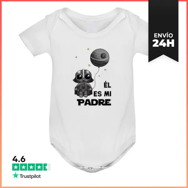 Body Bebé Darth Vader Día Del Padre LaTostadora