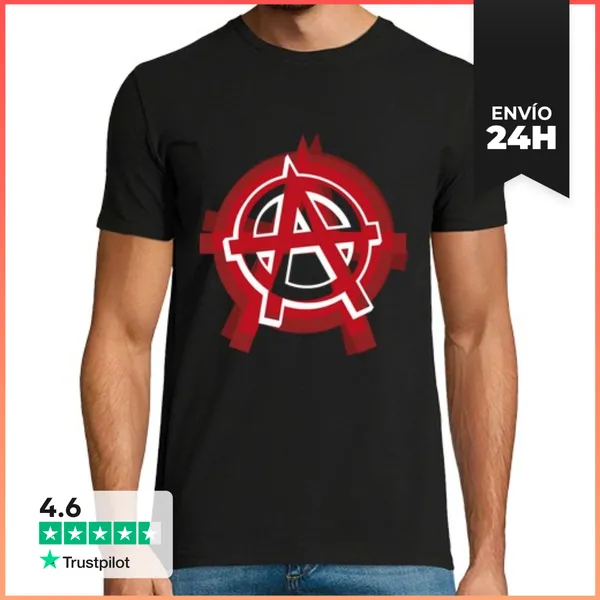 Camiseta Hombre Clásica Anarquía LaTostadora