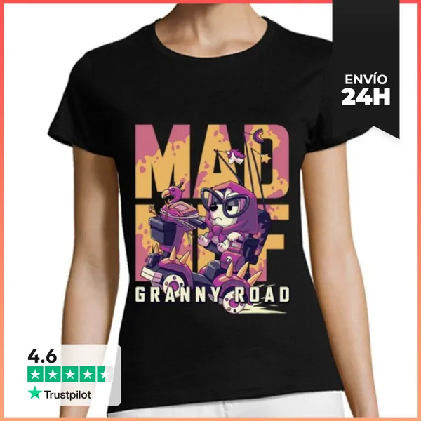 Camiseta Mujer Clásica Muffin Heeler Bluey Mad Muf LaTostadora