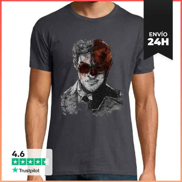 Camiseta Hombre Clásica Justice Is Blind LaTostadora