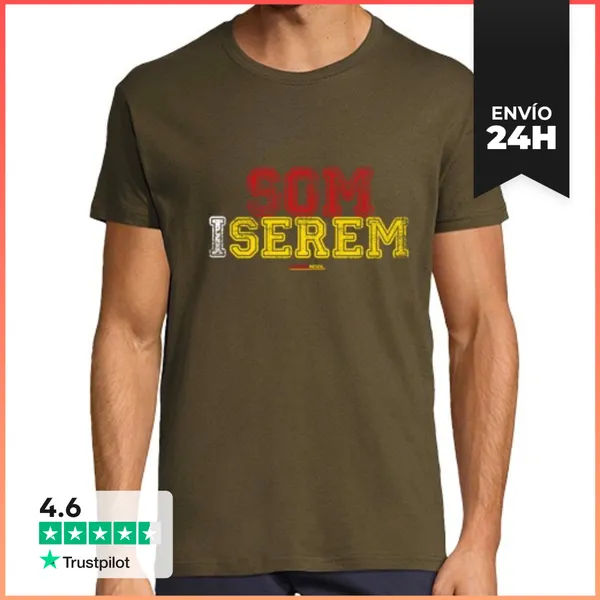 Camiseta Hombre Clásica Som I Serem LaTostadora