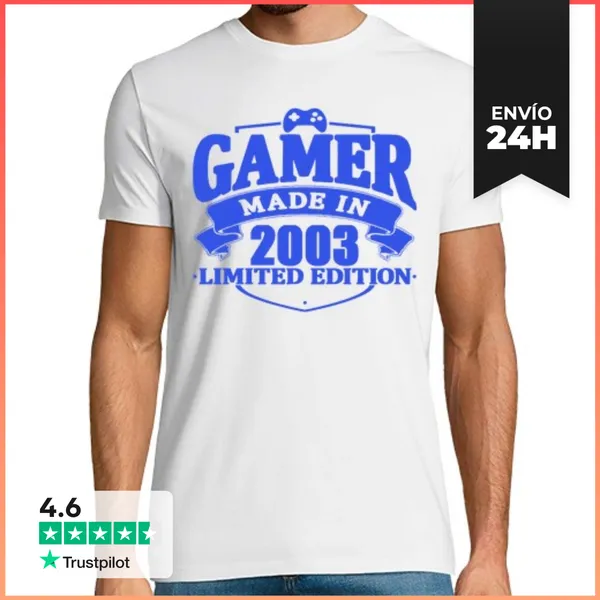 Camiseta Hombre Clásica Jugador Desde 2003 LaTostadora