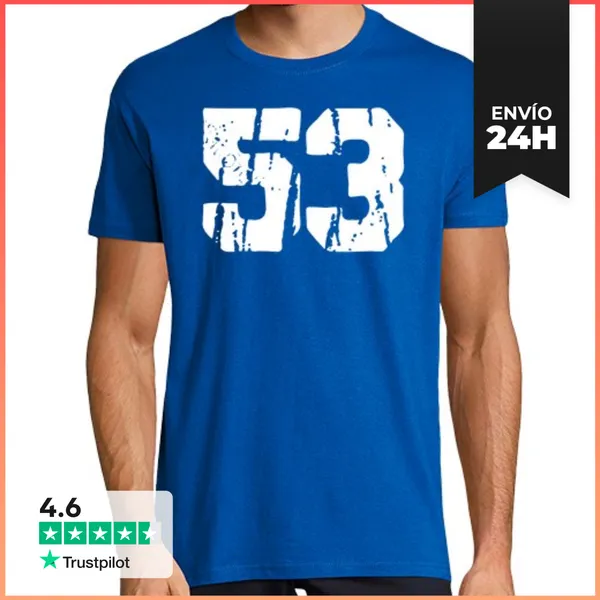 Camiseta Hombre Clásica Retro 53 LaTostadora