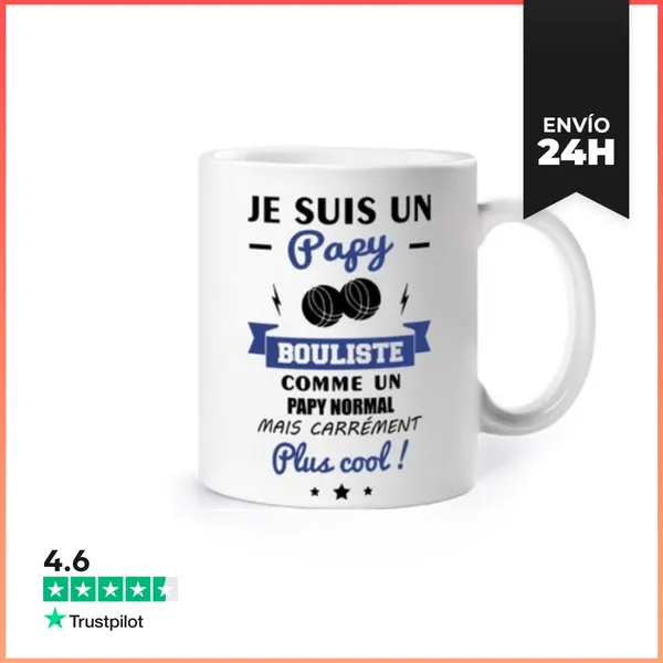 Taza Idea De Regalo De Petanca Abuelo Boulis LaTostadora