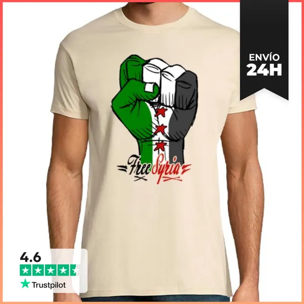 Camiseta Hombre Clásica Siria Libre LaTostadora