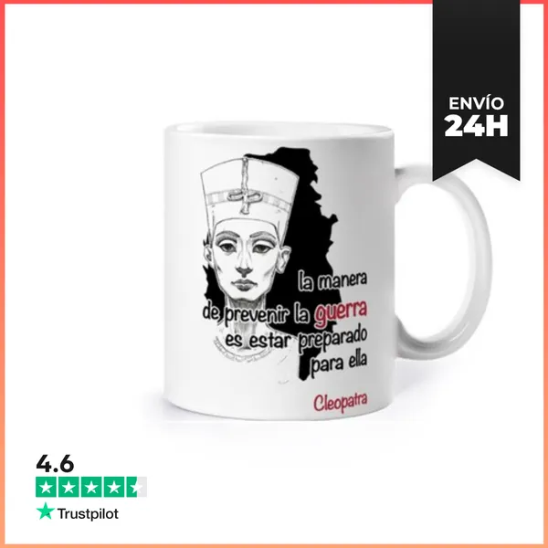Taza Guerra Cleopatra LaTostadora