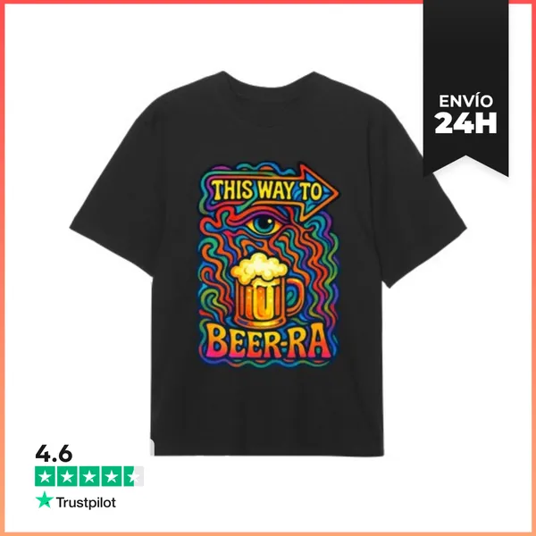 Camiseta Oversize Cerveza Psicodélica Plan Perfecto LaTostadora