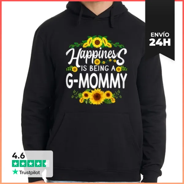 Sudadera Unisex Con Capucha La Felicidad Es Ser Una Camiseta De