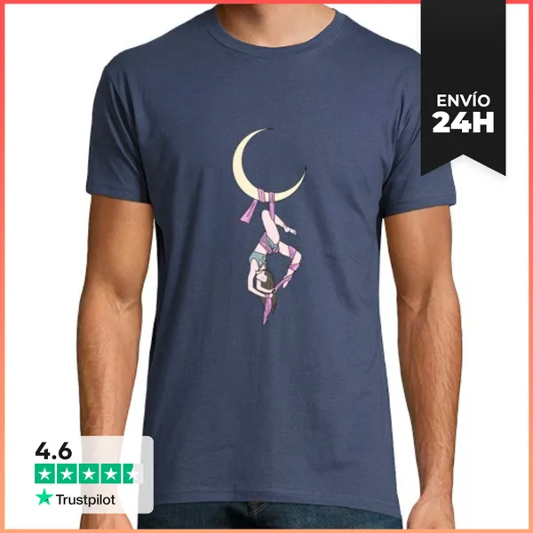 Camiseta Hombre Clásica Telas Aereas LaTostadora