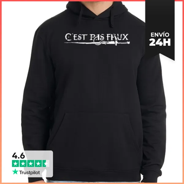 Sudadera Unisex Con Capucha Hombre, Jersey Con Capucha, Negro