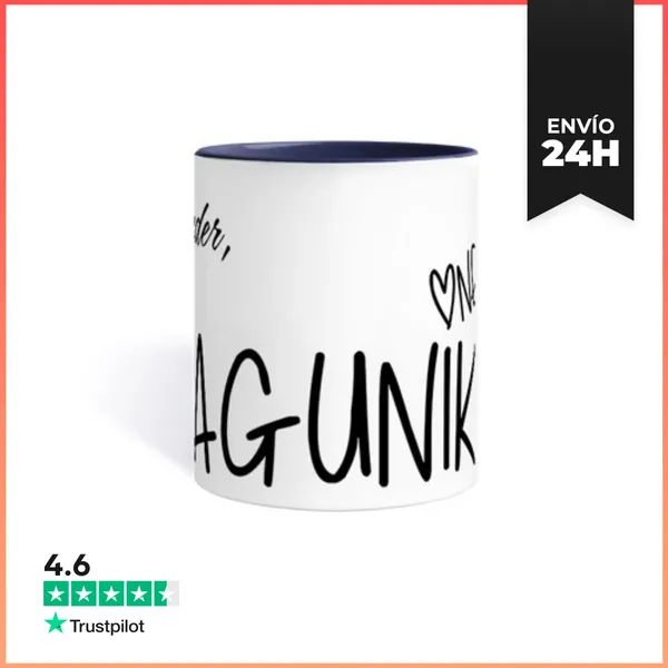 Taza De Colores Lagunik Onena. Beltza LaTostadora