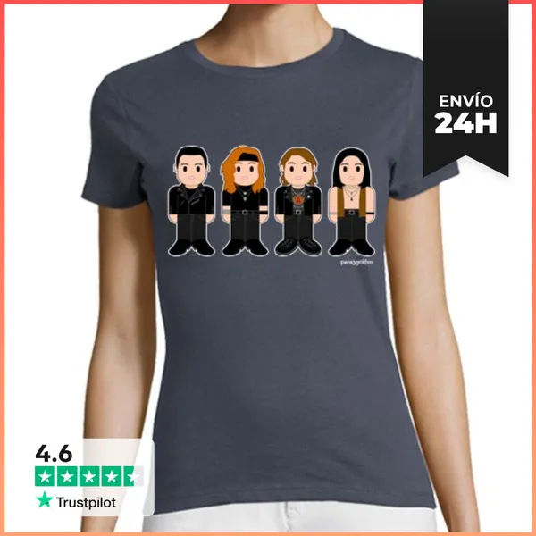 Camiseta Mujer Clásica Héroes Del Silencio LaTostadora