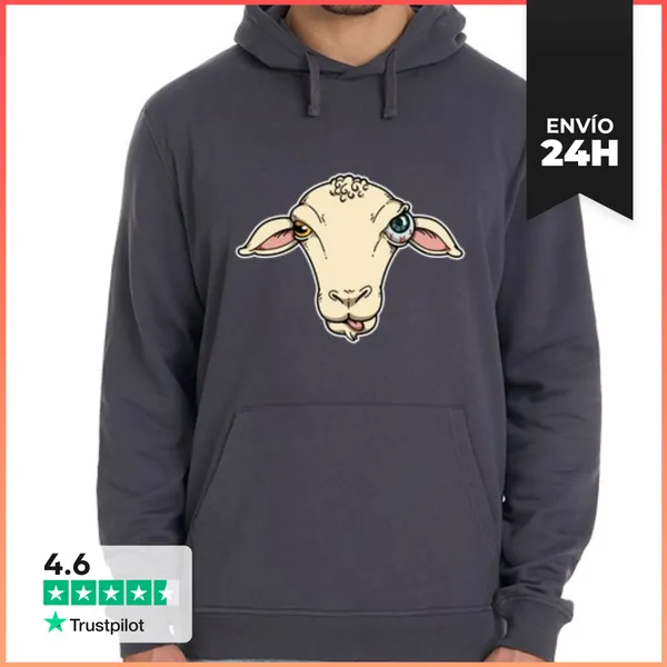 Sudadera Unisex Con Capucha T. Ocellus Oveja - Sudadera Hombre