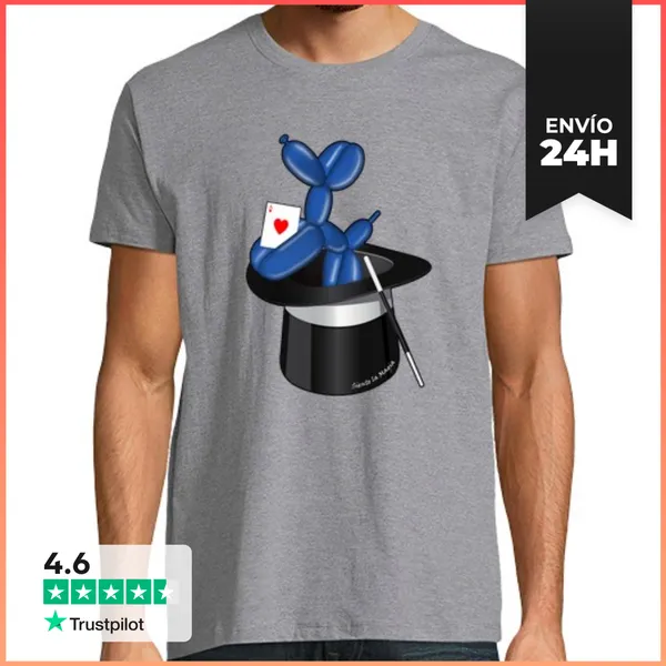 Camiseta Hombre Clásica LOGO SIENTE LA MAGIA LaTostadora