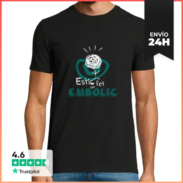Camiseta Hombre Clásica Estic Fet Un Embolic LaTostadora