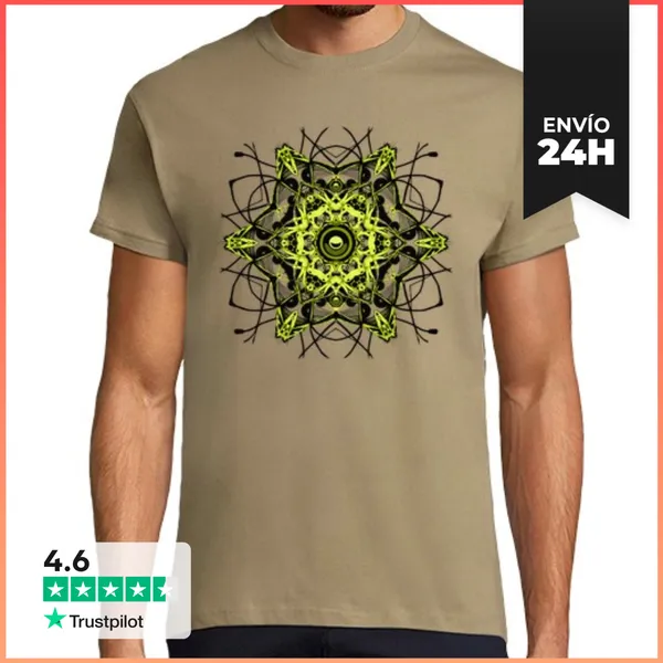 Camiseta Hombre Clásica Arte Del Techno LaTostadora