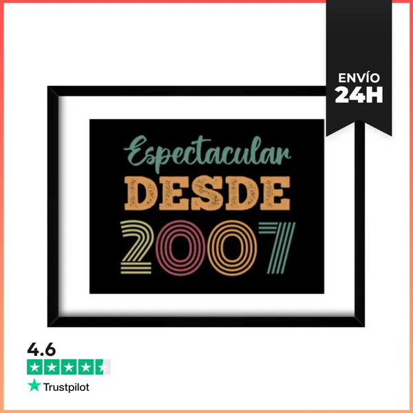 Cuadro Con Marco Horizontal ESPECTACULAR DESDE 2007 LaTostadora