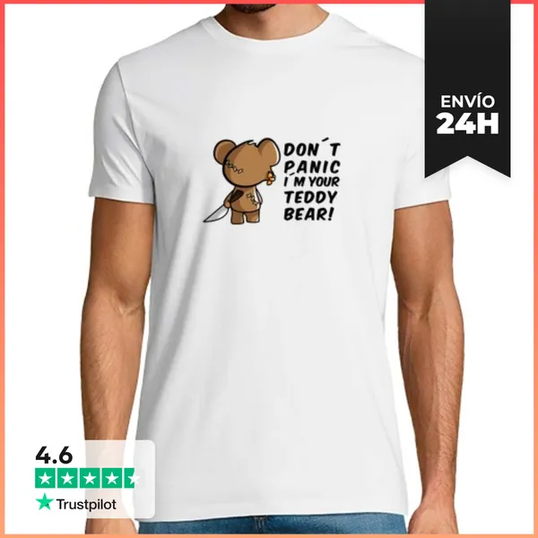 Camiseta Hombre Clásica Teddy Bear LaTostadora