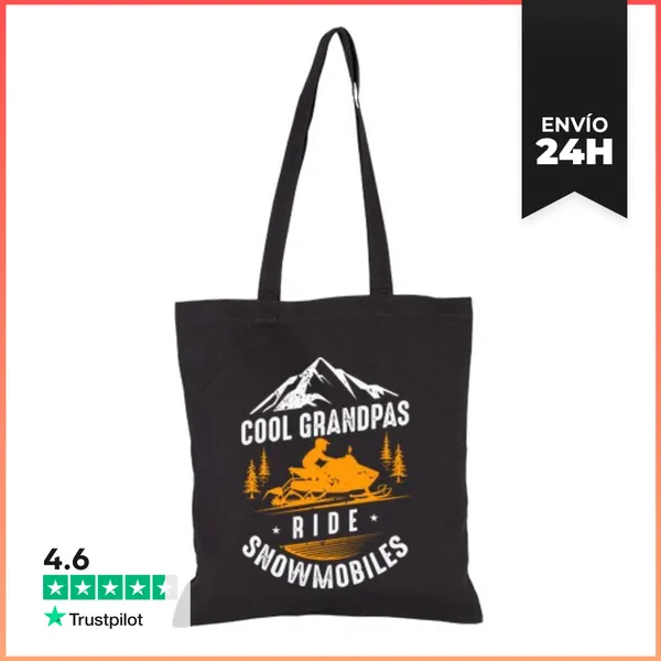 Bolsa De Tela Los Abuelos Geniales Montan Motos De Nieve