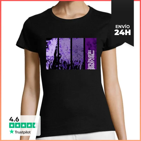Camiseta Mujer Clásica Som Les Netes De Les Bruixes - Entallat