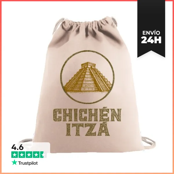 Mochila Saco Con Cuerdas Chichén Itzá LaTostadora