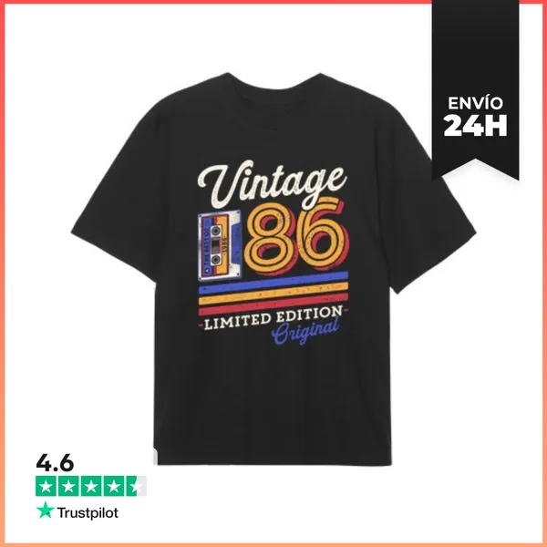 Camiseta Oversize Vintage 1986 LaTostadora