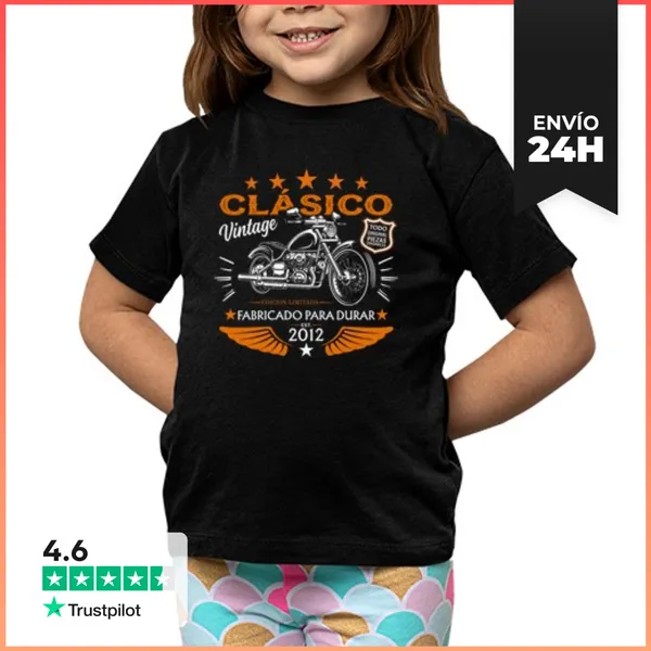Camiseta Clásica Para Niños Clásico Fabricado Para Durar 2012