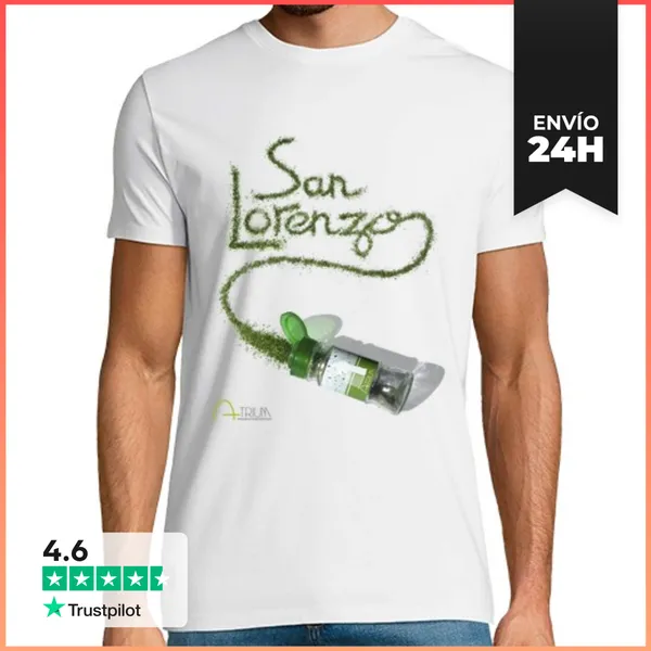 Camiseta Hombre Clásica San Lorenzo - Destapa La Fiesta