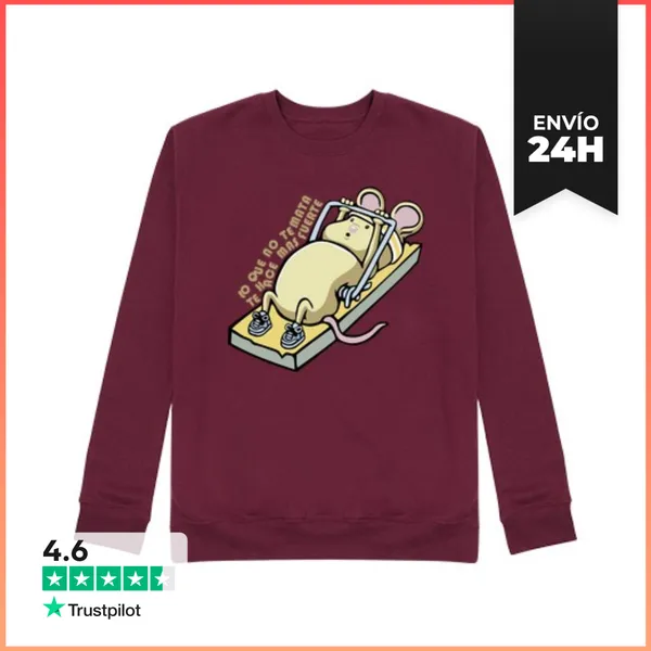 Sudadera Unisex Lo Que No Te Mata... LaTostadora