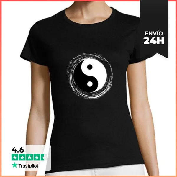 Camiseta Mujer Clásica Yin Yang LaTostadora