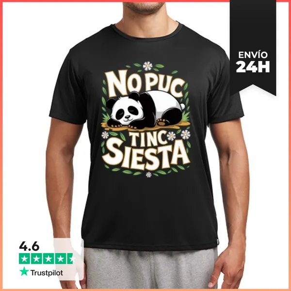 Camiseta Deportiva Hombre No Puc Tinc Siesta LaTostadora